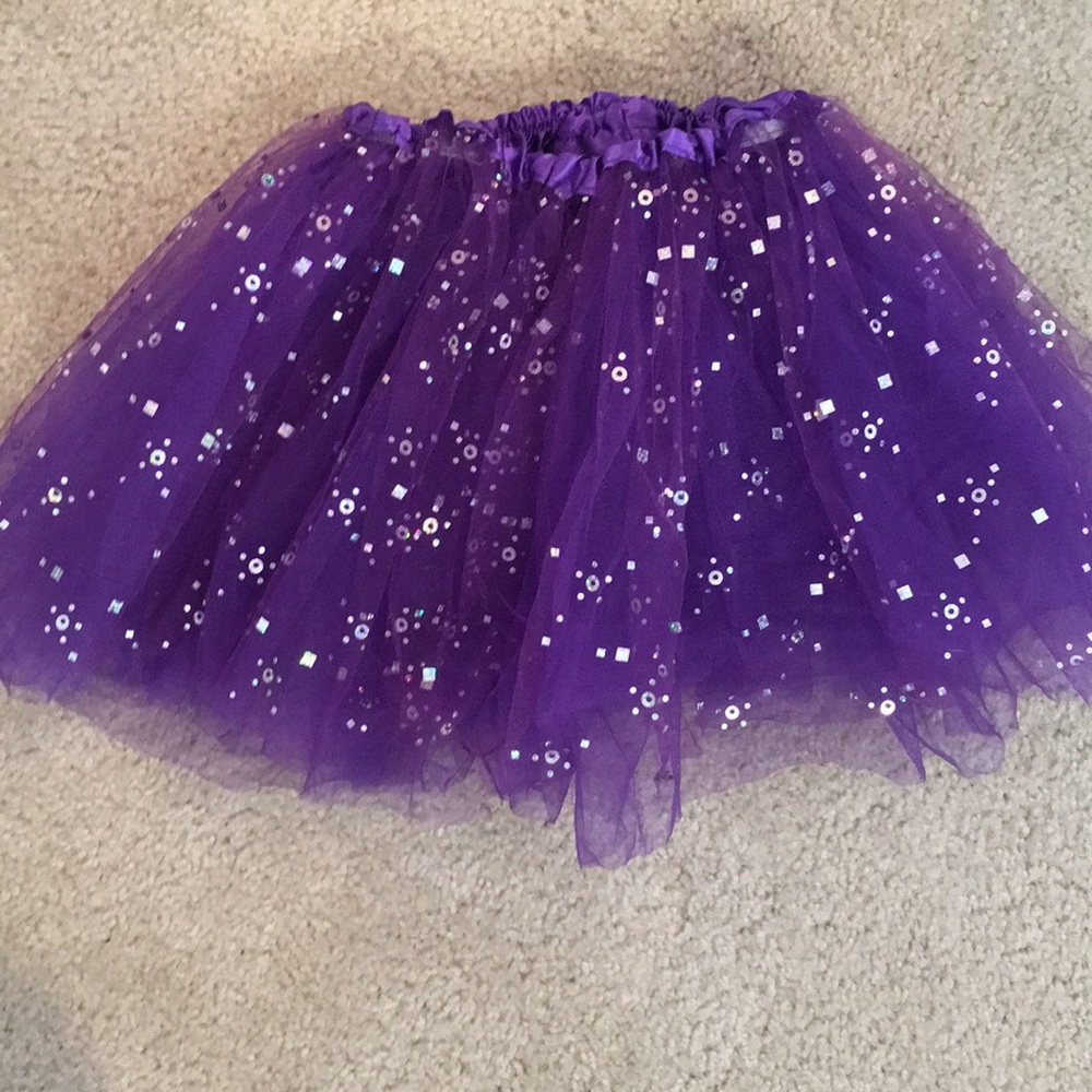 Sparkly purple tutu